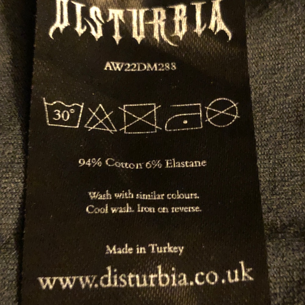 DISTURBIA Dragon Arm Warmer long sleeve graphic top - Picture 9 of 9